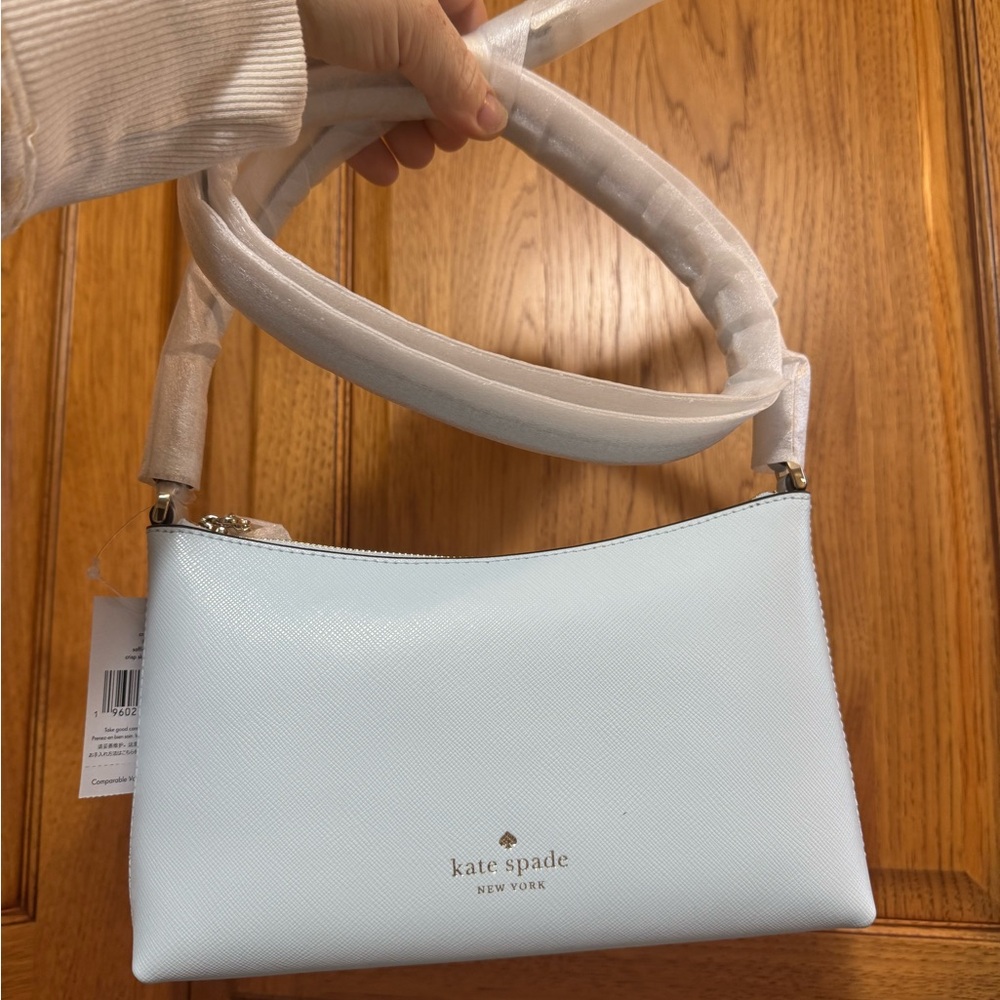 NWT! Kate Spade crossbody purse. Crisp sky color.